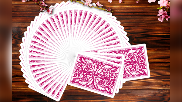 Leaves Summer Pink Playing Cards Deck