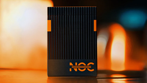 NOC3000X3 : Black/Orange (Human) Playing Cards Deck