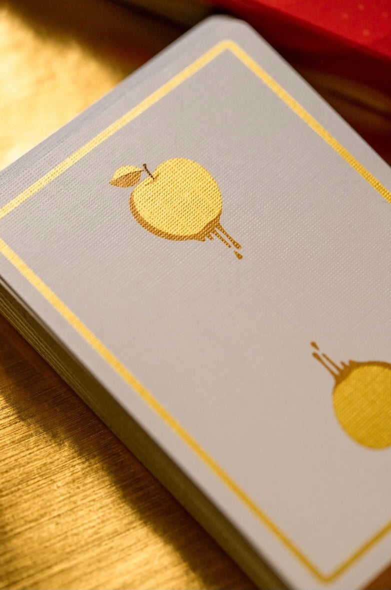 Slicers V2 Golden Apple Edition Playing Cards Deck by OPC Riffle Shuffle