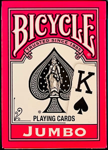 Bicycle Jumbo Playing Cards (Assorted Colors)