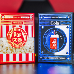 Popcorn OR Cola Limited Playing Cards Decks by Fast Food