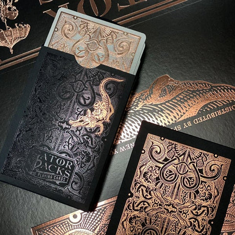 Rose Gold FOIL Gatorbacks David Blaine Deck
