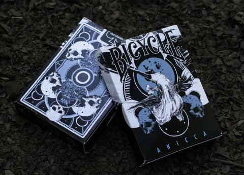 Bicycle Anicca Metallic Blue Playing Cards Deck