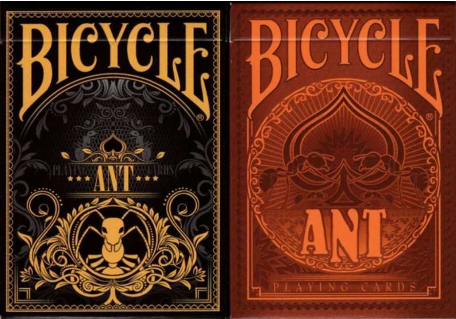 Bicycle Ant Limited Edition Playing Cards Red & Black Deck Set