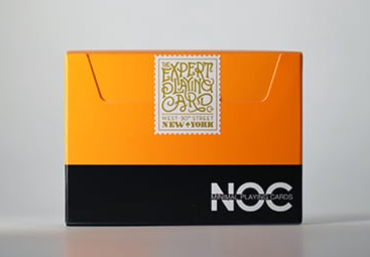 NOC V3 Orange Summer Playing Cards with Seal