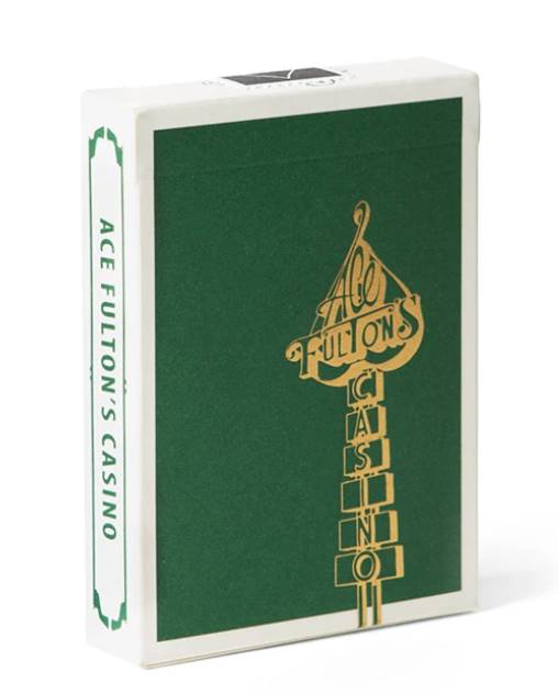 Ace Fulton's Casino Green Limited Edition Playing Cards Deck
