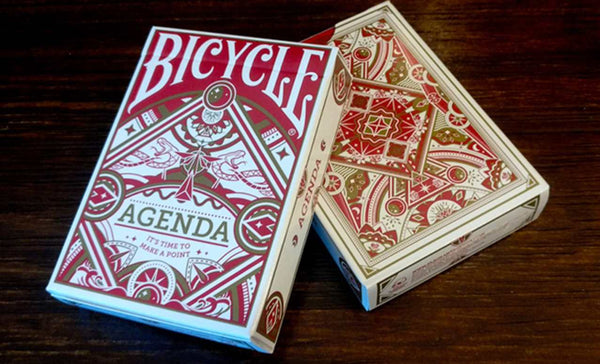 Bicycle Agenda Red Playing Cards Deck