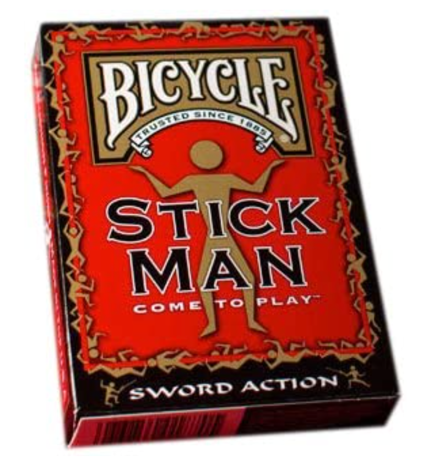 Bicycle Stick Man Playing Cards