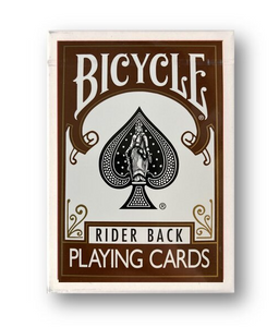 Bicycle Rider Back BROWN Playing Cards Rare Deck [Italy Import]