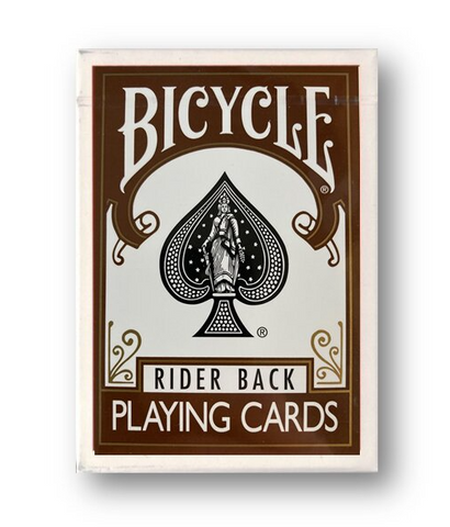 Bicycle Rider Back BROWN Playing Cards Rare Deck [Italy Import]