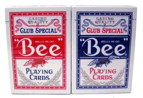 Bee Poker Red OR Blue Playing Cards Deck Set