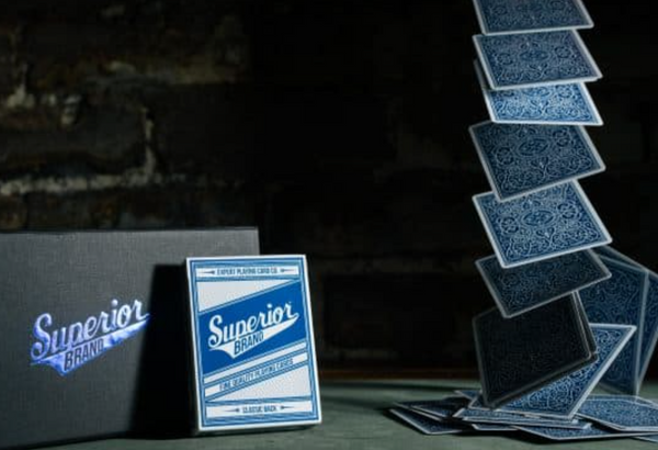 Superior Brand Classic Back Blue Playing Cards