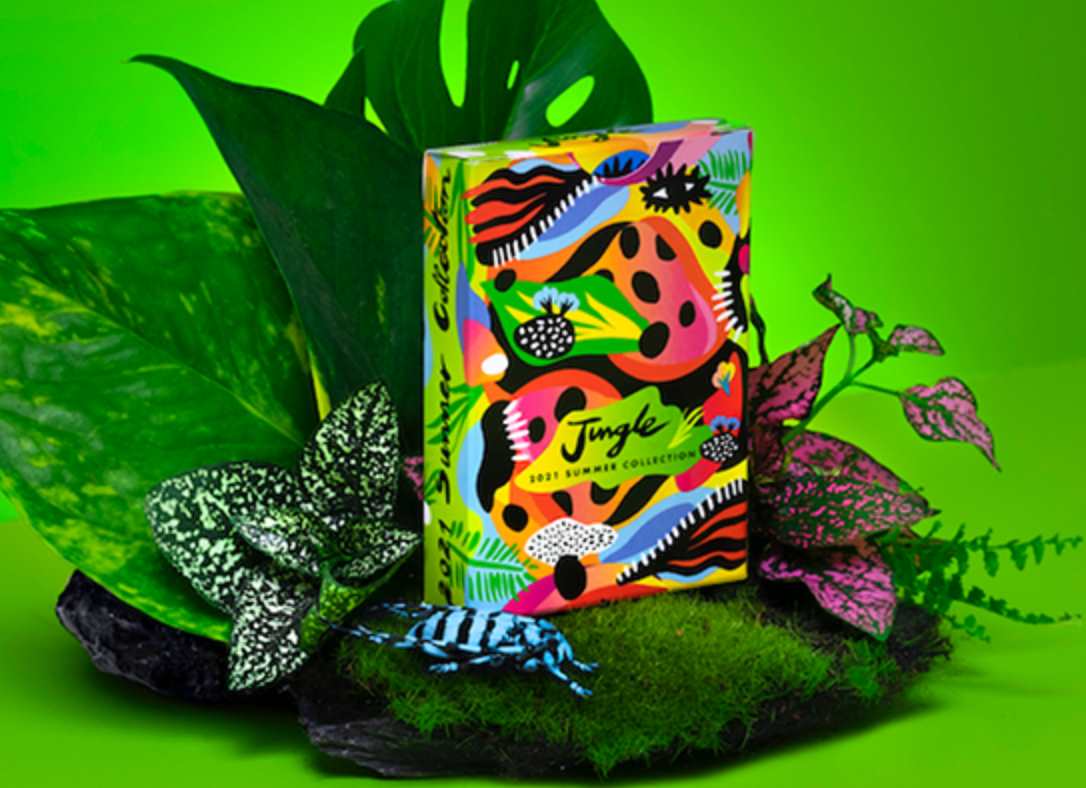 2021 Summer Collection: Jungle OR Jungle Gilded Playing Cards
