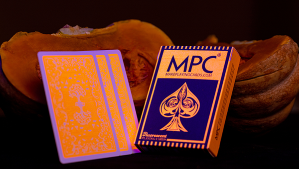Fluorescent Ink Pumpkin Edition Playing Cards by MPC