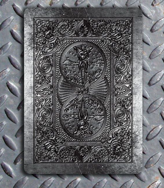 Bicycle Metal Deck Red Playing Cards Rare