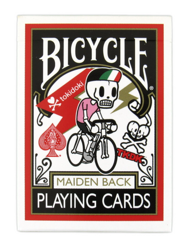 Bicycle Tokidoki Red Maiden Back Skull Playing Cards