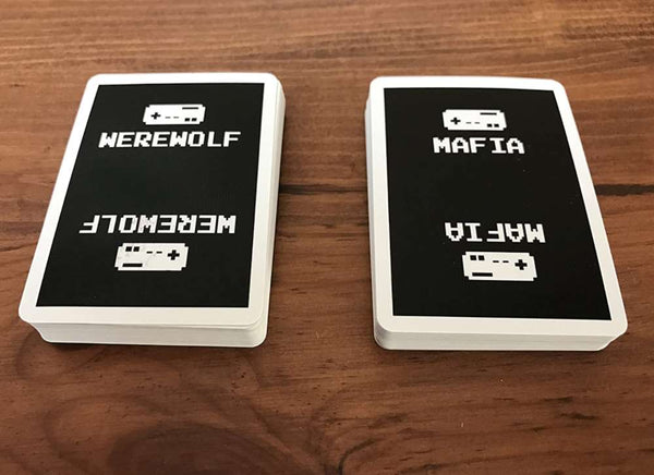 8-Bit Mini Mafia and Werewolf Playing Cards Deck