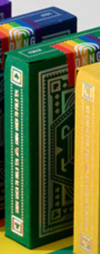 DKNG Rainbow Wheels Playing Card FOILED Back Decks / Card-Addiction.com