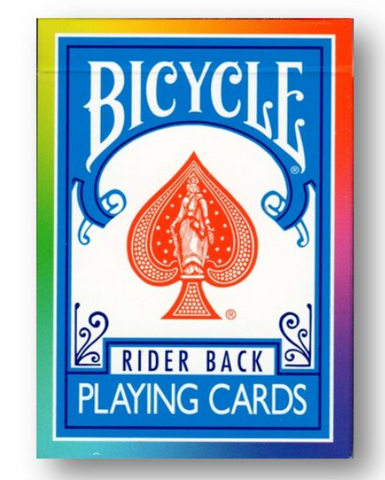 Bicycle Rider Back Rainbow Back Playing Cards Decks