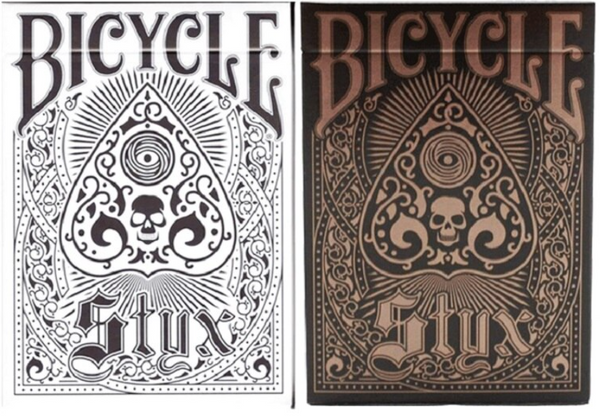 Bicycle Styx Playing Cards White OR Bronze Deck