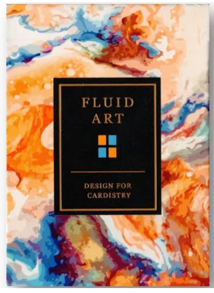 Fluid Art Orange (Cardistry OR Standard Edition) Playing Cards