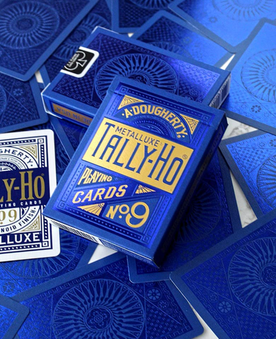 Tally-Ho MetalLuxe Blue Playing Cards