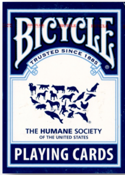 Bicycle Humane Society Playing Cards