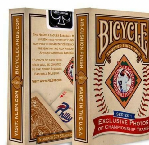 Bicycle Negro Leagues Baseball Museum Series 1 Playing Cards Deck 2012 Limited Edition