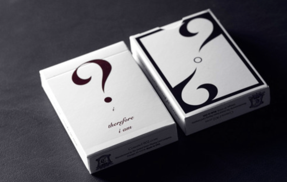The Question (Reddish Brown) Playing Cards Deck