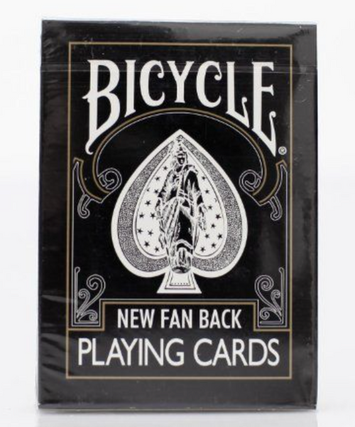 Bicycle New Fan Back Deck Playing Cards White OR Black RARE