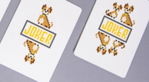 Bicycle Pixel Puppy Deck Playing Cards