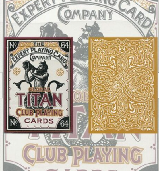 Global Titans (White or Gold) Playing Card Decks
