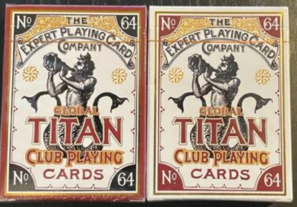 Global Titans (White or Gold) Playing Card Decks