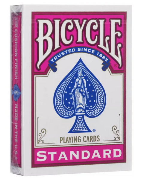 Bicycle Standard Fuschia Pink Playing Cards Deck Rare Out of Print