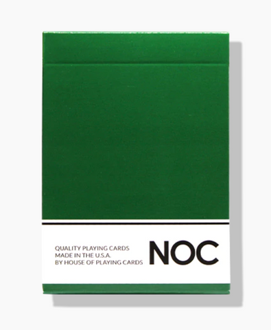 NOC Original Green Playing Cards Rare Not Mint