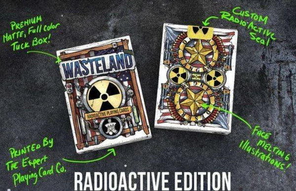 Wasteland Radioactive Edition Playing Cards by KWP