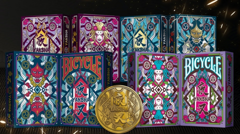 Bicycle Yaksha OR Yaksha Craft Oni / Hannya Playing Card Decks by Card Experiment