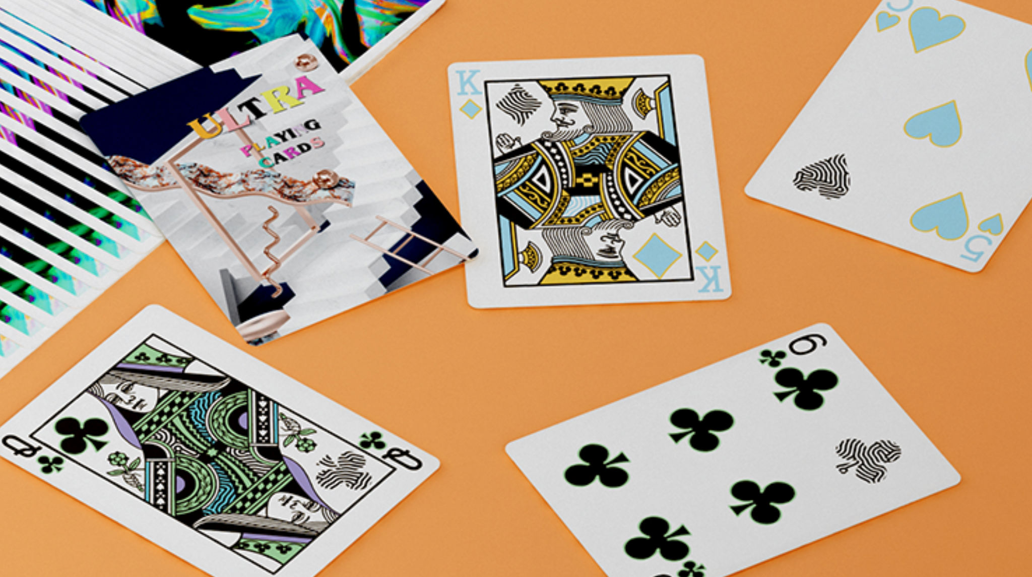 トランプ GEMINI Holographic Gilded Ultra Mars Ultra Mars (Holo Gilded) Playing Cards by Gemini | X-Decks