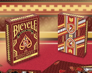 Bicycle Red Castle Playing Cards Deck