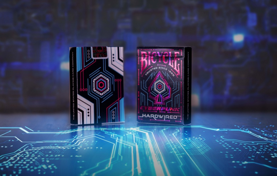 Bicycle Cyberpunk Cyber City Speelkaarten – Futuristisch Design – Met Air-cushion Finish – Premium Kwaliteit – 1 Deck