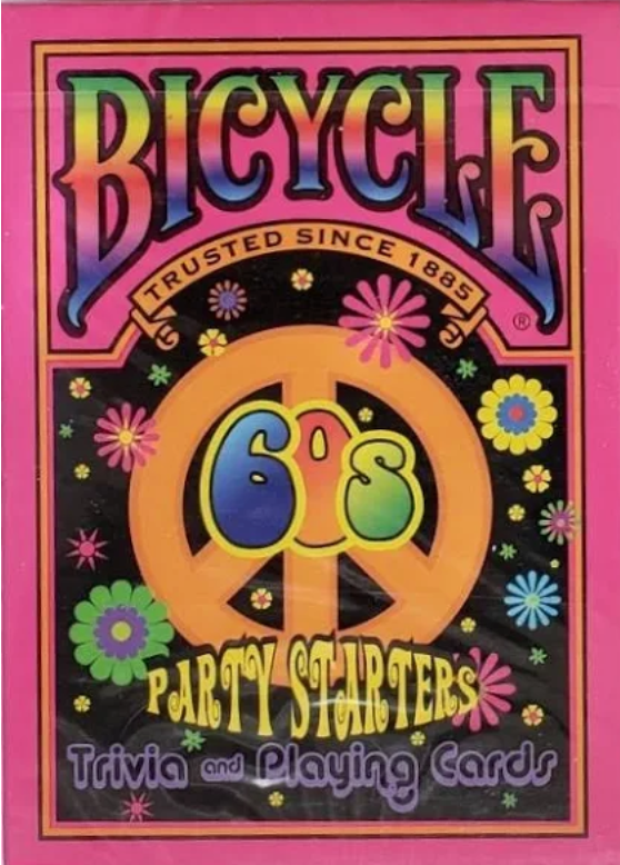 BICYCLE Decades Playing Cards4種 Bicycle Party Starters 50s, 60s, 70s, 80s Playing Cards