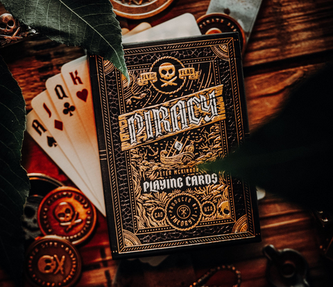 Piracy Playing Cards Dual- Gold/Metal Foiling