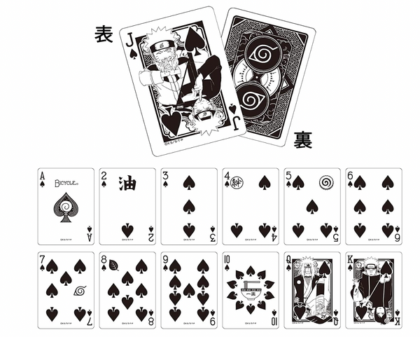 Bicycle Naruto Shippuden Playing Cards Deck Japan Edition [Japan Import]