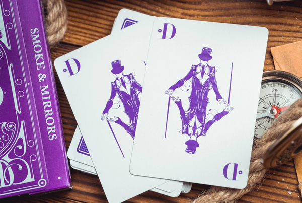 Smoke & Mirrors v9, Purple Edition Playing Cards by Dan and Dave