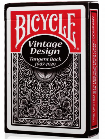 Bicycle Vintage Tangent Back Playing Cards Deck Black