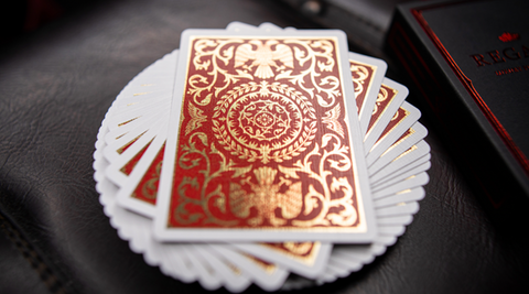 Regalia Red Playing Cards (Signature Edition) Shin Lim Deck Gold Foil