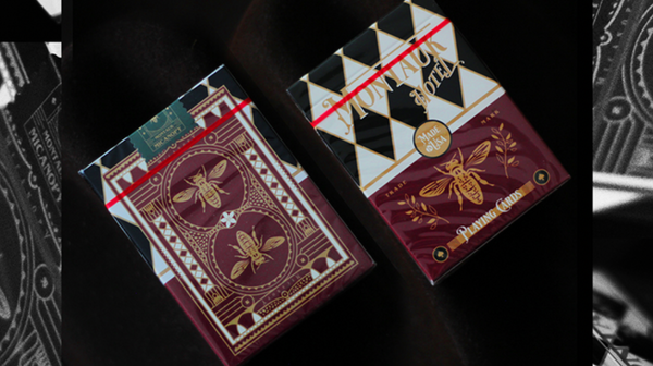 Montauk Hotel Burgundy Playing Cards Limited Deck by Gemini