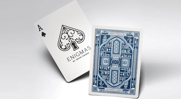 ENIGMAS Puzzle Hunt (Blue) Playing Cards Deck