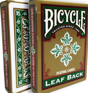 Bicycle Leaf Back Playing Cards Decks