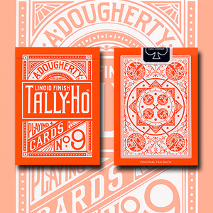 Tally-Ho Reverse Fan Back (Orange) Limited Edition Playing Cards
